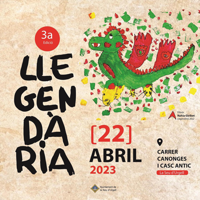 Llegendària. Sant Jordi a la Seu d'Urgell, 2023 Llegendària. Sant Jordi a la Seu d'Urgell, 2023