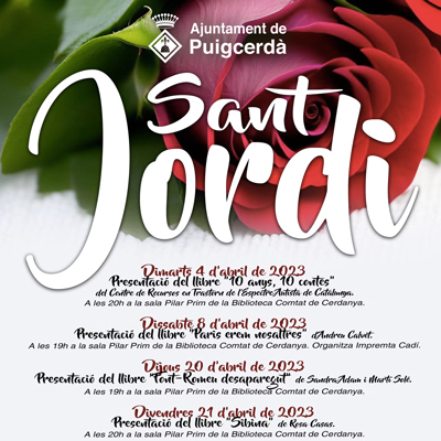 Sant Jordi a Puigcerdà, 2023 Sant Jordi a Puigcerdà, 2023