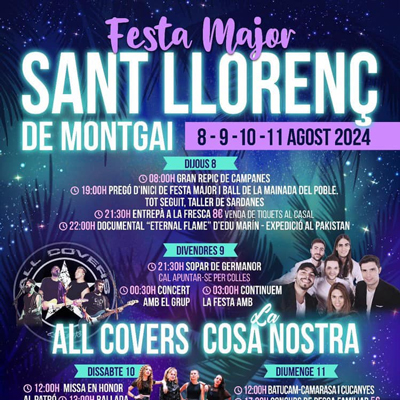 Festa Major de Sant Llorenç de Montgai, 2024 Festa Major de Sant Llorenç de Montgai, 2024