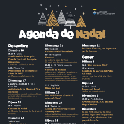 Festes de Nadal de Sant Martí de Tous, 2023