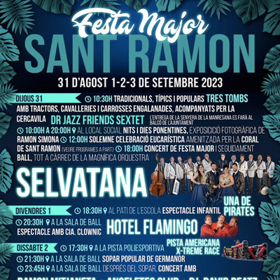 Festa Major de Sant Ramon, 2023