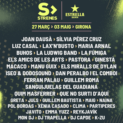 Festival Strenes, Girona, 2026 Festival Strenes, Girona, 2026