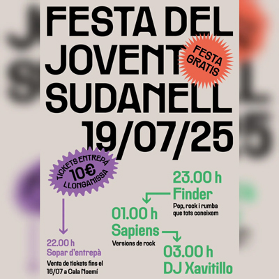 Festa del Jovent de Sudanell, 2025 Festa del Jovent de Sudanell, 2025