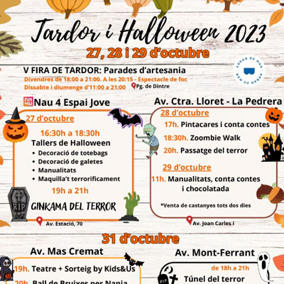 Tardor i Halloween a Blanes 2023