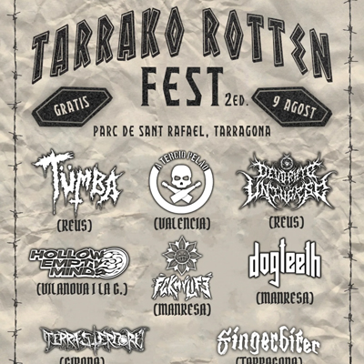 Tarrako Rotten Fest, Tarragona, 2025 Tarrako Rotten Fest, Tarragona, 2025