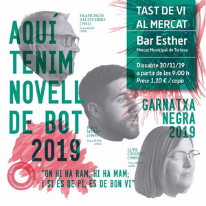 Tast de vi al Mercat - Agrícola Sant Josep Tortosa 2019