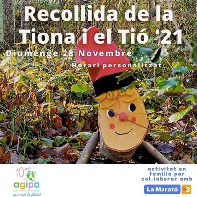 Recollida de la Tiona i el Tió amb Agipa, Pardinyes, Lleida, 2021 Recollida de la Tiona i el Tió amb Agipa, Pardinyes, Lleida, 2021