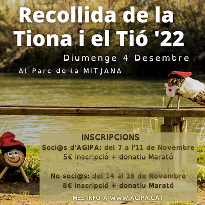 Recollida de la Tiona i el Tió amb Agipa, 2022 Recollida de la Tiona i el Tió amb Agipa, 2022