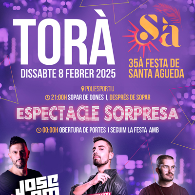 Festa de Santa Àguerda a Torà, 2025