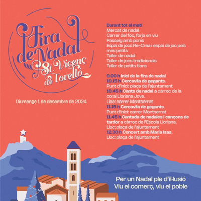 Fira de Nadal de Sant Vicenç de Torelló Fira de Nadal de Sant Vicenç de Torelló