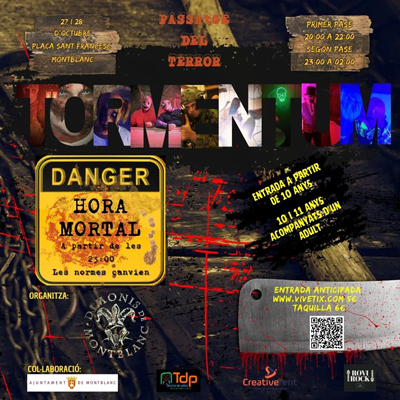 Passatge del Terror 'Tormentum', Montblanc, 2023 Passatge del Terror 'Tormentum', Montblanc, 2023