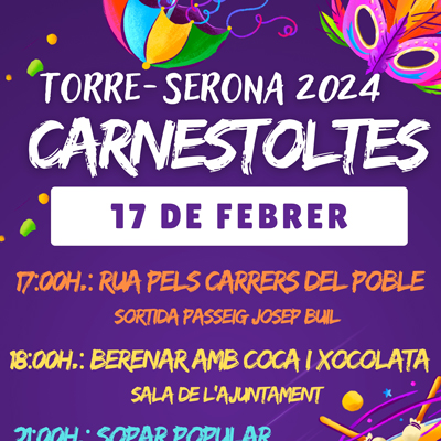 Carnaval a Torre-serona, 2024 Carnaval a Torre-serona, 2024