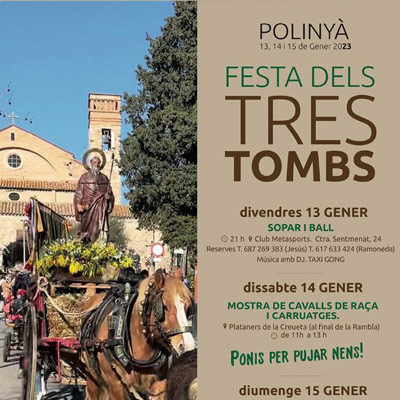 Festa dels Tres Tombs a Polinyà 2023 Festa dels Tres Tombs a Polinyà 2023