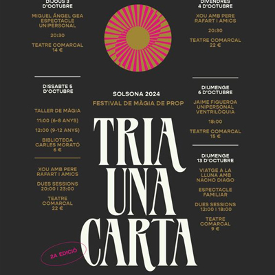 Festival 'Tria una carta' Festival 'Tria una carta'
