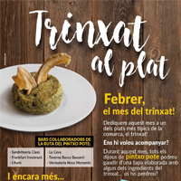 Fragment del cartell de les jornades gastronòmiques del trinxat