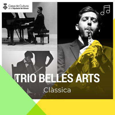 Concert del Trio Belles Arts a la Casa de Cultura, Girona, 2020