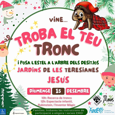Activitat familiar 'Troba el teu Tronc' - Jesús 2024 Activitat familiar 'Troba el teu Tronc' - Jesús 2024