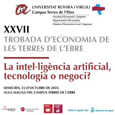 XXVII Trobada d’Economia de les Terres de l’Ebre, Tortosa, 2024, XXVII Trobada d’Economia de les Terres de l’Ebre, Tortosa, 2024,