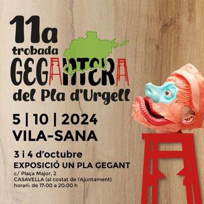 11a Trobada Gegantera del Pla d'Urgell, Vila-sana, 2024 11a Trobada Gegantera del Pla d'Urgell, Vila-sana, 2024