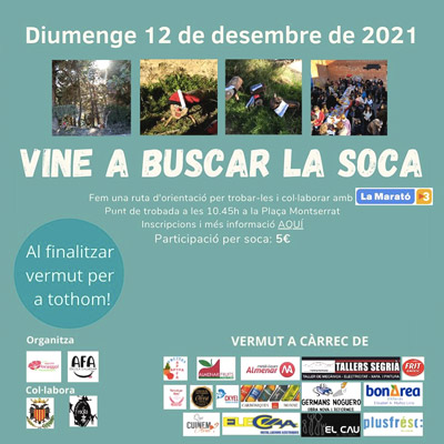 Activitat familiar 'Anem a buscar la Soca!' a Almenar, 2021