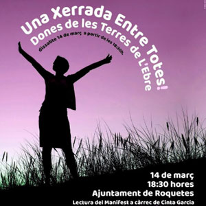 Una xerrada entre totes - Roquetes 2020 Una xerrada entre totes - Roquetes 2020