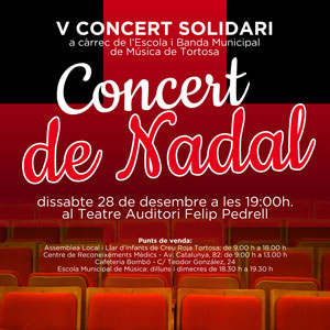 V Concert de Nadal - Creu Roja Tortosa 2019 V Concert de Nadal - Creu Roja Tortosa 2019