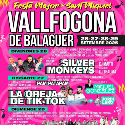 Festa Major de Vallfogona de Balaguer, 2025