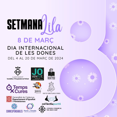 Dia Internacional de la Dona a Vandellòs i l'Hospitalet de l'Infant, 2024