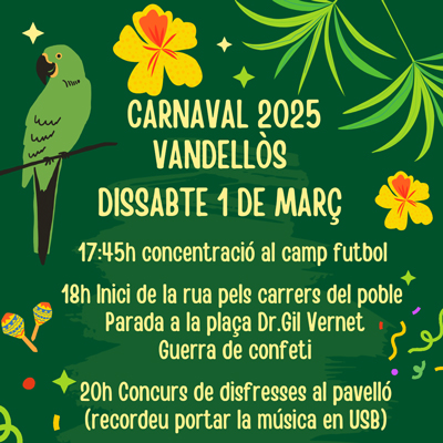 Carnaval de Vandellòs, 2025 Carnaval de Vandellòs, 2025