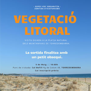 Activitat guiada 'Vegetació litoral' Activitat guiada 'Vegetació litoral'