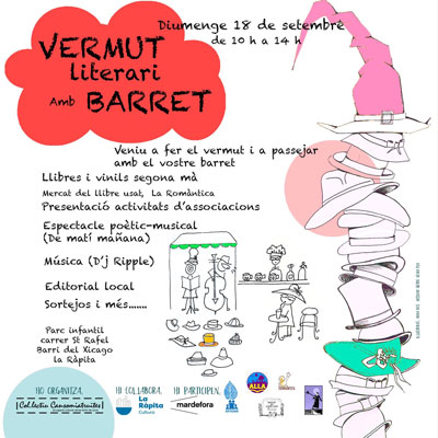 Vermut literari amb barret - La Ràpita 2022 Vermut literari amb barret - La Ràpita 2022