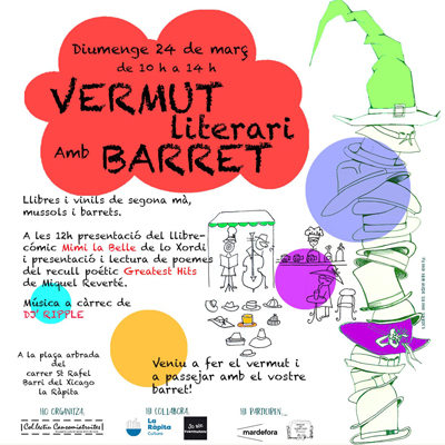Vermut literari amb barret - La Ràpita - Març 2024