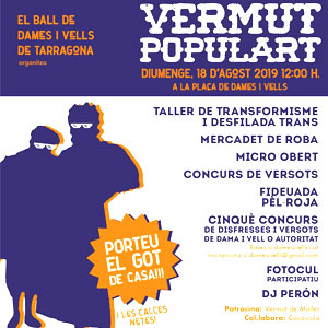 Vermut Populart de Dames i Vells a Tarragona, 2019 Vermut Populart de Dames i Vells a Tarragona, 2019