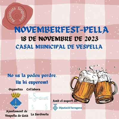 Novemberfest-Pella de Vespellà de Gaià, 2023 Novemberfest-Pella de Vespellà de Gaià, 2023