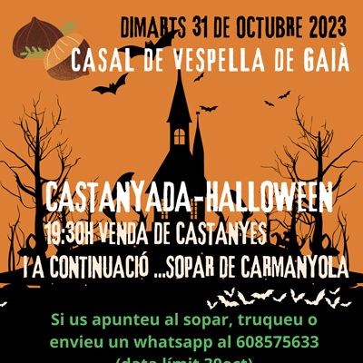 Castanyada a Vespella de Gaià, 2023