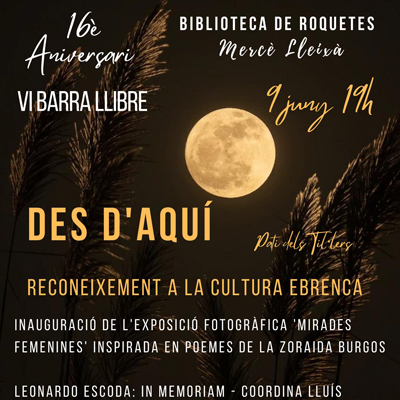 VI Barra Llibre a la Biblioteca Mercè Lleixà, Roquetes, 2023 VI Barra Llibre a la Biblioteca Mercè Lleixà, Roquetes, 2023