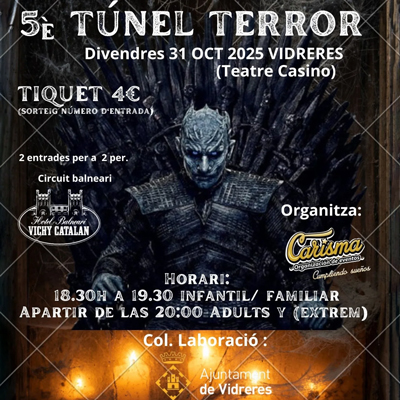 Túnel del terror de Vidreres, 2025