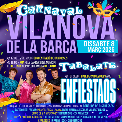 Carnaval a Vilanova de la Barca, 2025
