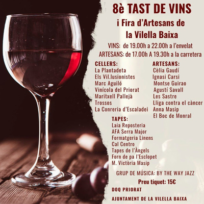 8è Tast de vins i Fira d'Artesans de La Vilella Baixa, 2025 8è Tast de vins i Fira d'Artesans de La Vilella Baixa, 2025