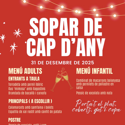 Cap d'Any al Vilosell, 2025 Cap d'Any al Vilosell, 2025