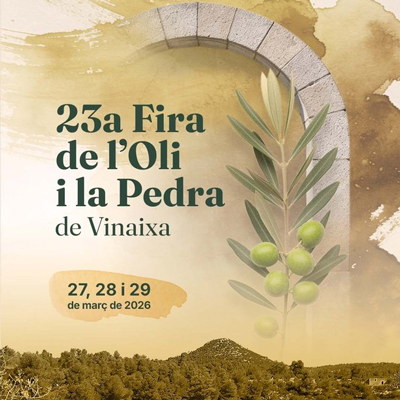 23a Fira de l'Oli i la Pedra de Vinaixa, 2026 23a Fira de l'Oli i la Pedra de Vinaixa, 2026