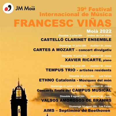 Festival Internacional Francesc Viñas Festival Internacional Francesc Viñas