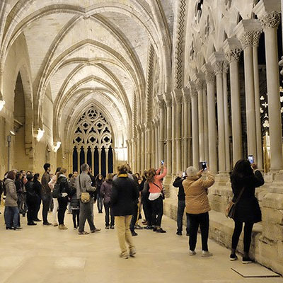 Visita guiada nocturna a la Seu Vella, Lleida, 2023 Visita guiada nocturna a la Seu Vella, Lleida, 2023