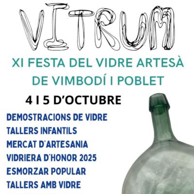 Vitrum, XI Festa del vidre artesà, Vitrum 2025, 2025, Vitrum, XI Festa del vidre artesà, Vitrum 2025, 2025,
