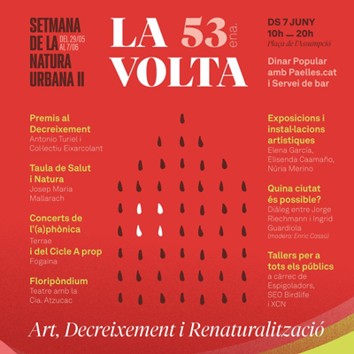 La Volta 53: art, decreixement i renaturalització, Girona, 2025 La Volta 53: art, decreixement i renaturalització, Girona, 2025