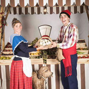 Teatre 'Fira mercat de tardor' de la companyia País de Xauxa Teatre 'Fira mercat de tardor' de la companyia País de Xauxa