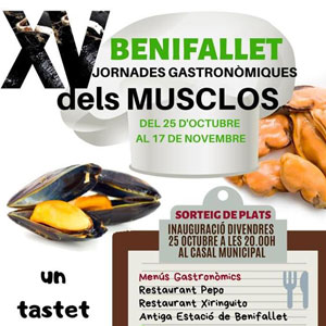XV Jornades gastronòmiques dels musclos - Benifallet 2019 XV Jornades gastronòmiques dels musclos - Benifallet 2019