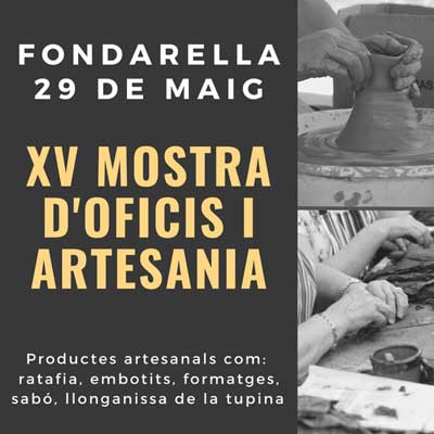 XV Mostra d'oficis i artesania - Fondarella 2022 XV Mostra d'oficis i artesania - Fondarella 2022