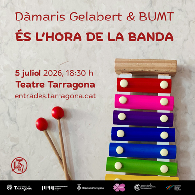 Concert 'És l'hora de la banda' de la BUMT amb Dàmaris Gelabert, Festival Camp de Mart, Tarragona, 2026