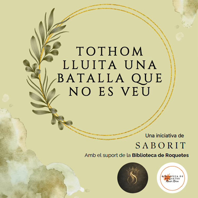 Xerrades dinàmiques sobre el dol, Saborit, Biblioteca de Roquetes Mercè Lleixà, Roquetes, 2026